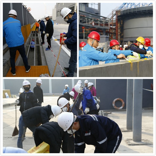 熱火朝天！集團總部140余人到股份公司氯堿分廠開展勞動(圖2)