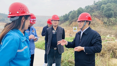 王大真到松滋肥業(yè)、楚星公司現(xiàn)場辦公(圖1)