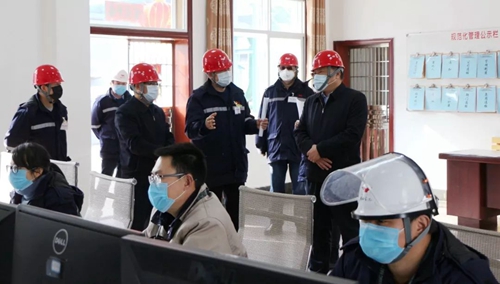 袁衛(wèi)東、王大真到股份公司檢查督導(dǎo)疫情防控及安全生產(chǎn)工作(圖2)