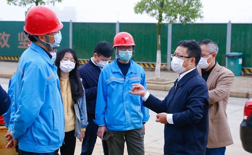王大真到股份公司、TMP及TPO項(xiàng)目現(xiàn)場(chǎng)檢查工作(圖1)