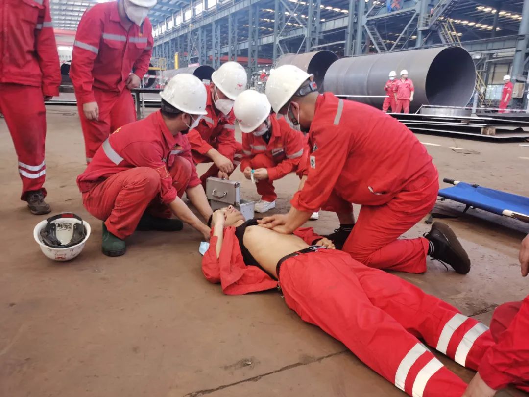 【安全生產(chǎn)月】設(shè)備制造分夷陵制造項目部開展觸電應(yīng)急演練(圖2) 圖片