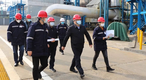 袁衛(wèi)東、王大真到股份公司檢查督導(dǎo)疫情防控及安全生產(chǎn)工作